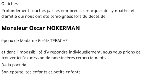 Oscar NOKERMAN