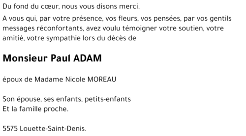 Paul ADAM