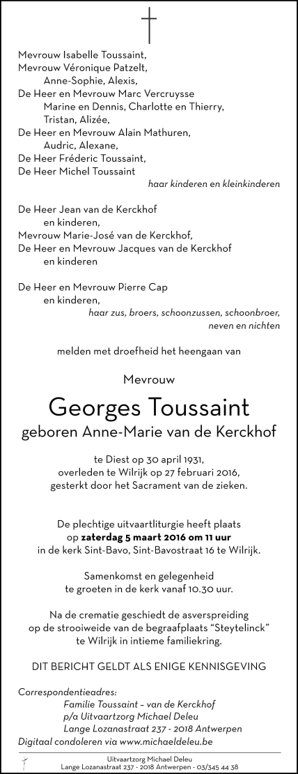 Anne-Marie Van de Kerckhof