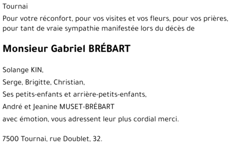 Gabriel BRÉBART