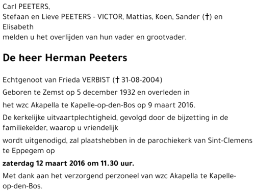 Herman Peeters