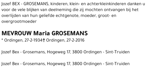 Maria Grosemans