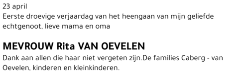 Rita van Oevelen