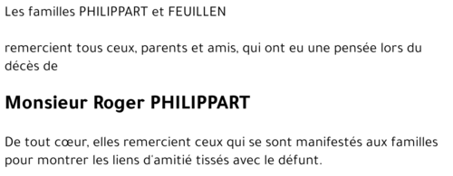Roger PHILIPPART