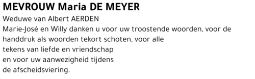 Maria De Meyer