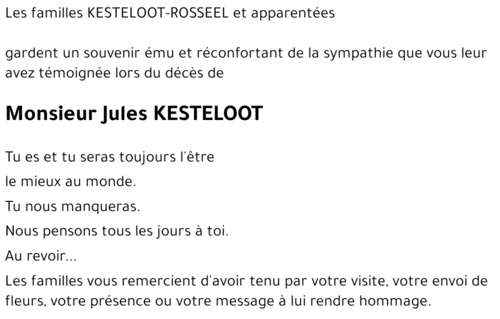 Jules KESTELOOT