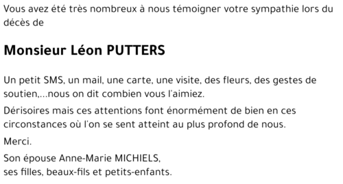 Léon PUTTERS