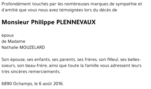Philippe PLENNEVAUX