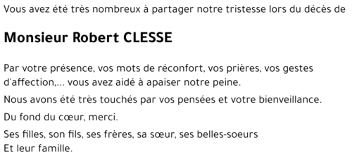 Robert CLESSE