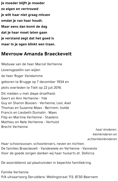 Amanda Braeckevelt