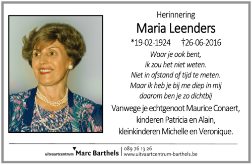 Maria Leenders