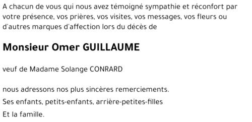Omer GUILLAUME