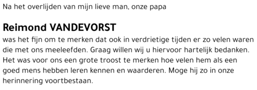 Reimond Jan Frans Vandevorst