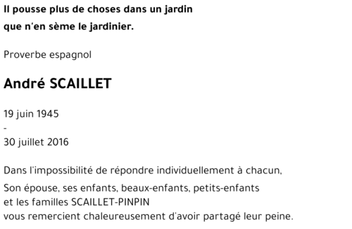 André SCAILLET