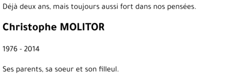 Christophe MOLITOR
