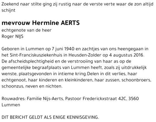 Hermine Aerts