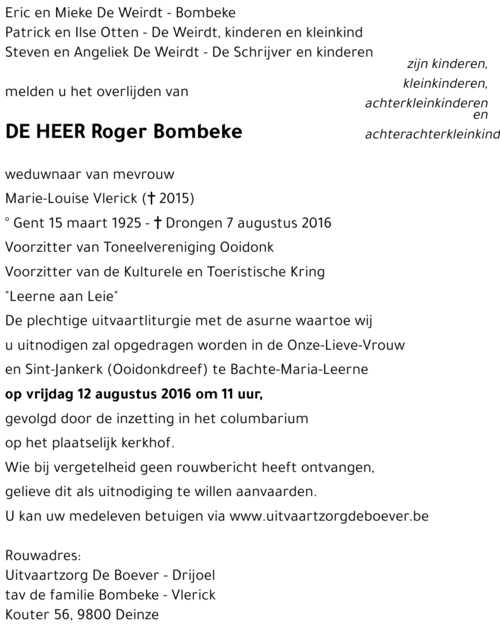 Roger Bombeke