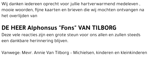 Alphonsus Van Tilborg