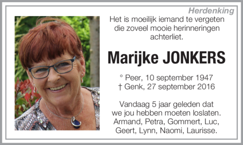 Marijke Jonkers
