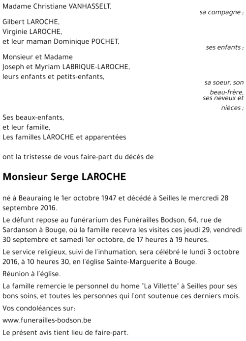 Serge LAROCHE