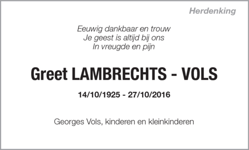 Greet Lambrechts-Vols