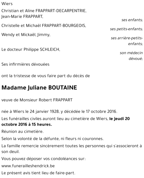 Juliane BOUTAINE