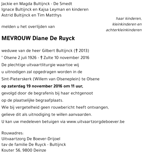 Diane De Ruyck