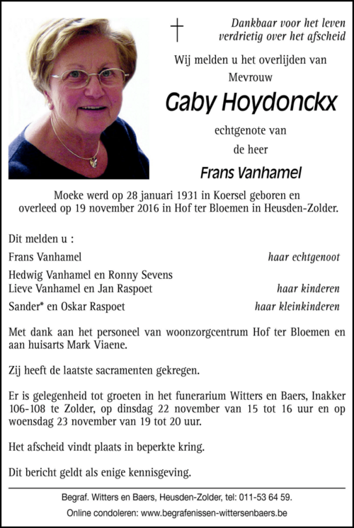 Gaby Hoydonckx