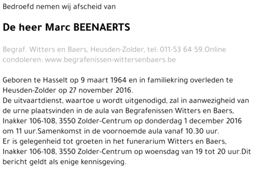 Marc Beenaerts
