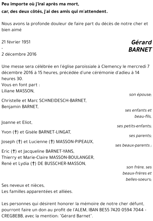 Gérard BARNET