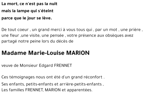 Marie-Louise MARION