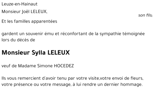 Sylla LELEUX