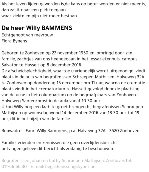 Willy Bammens