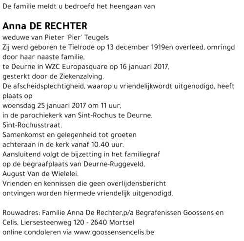 Anna De Rechter