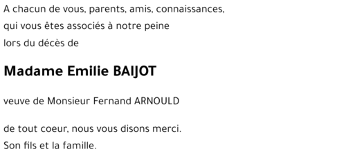 Emilie BAIJOT