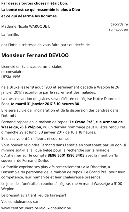 Fernand DEVLOO