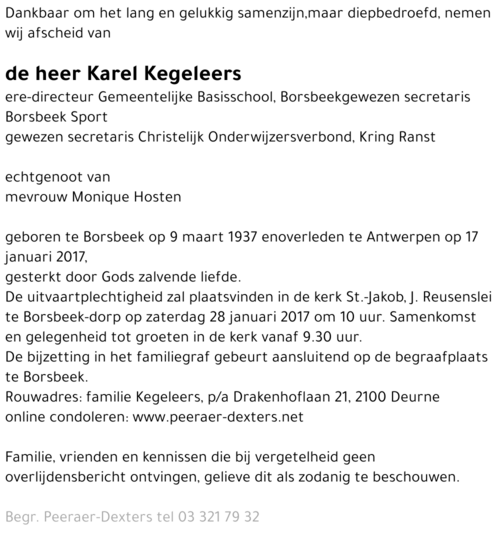 Karel Kegeleers