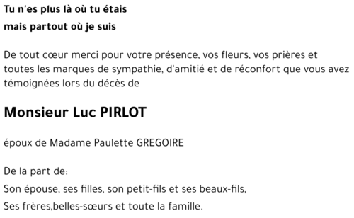 Luc PIRLOT