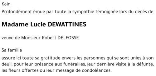 Lucie DEWATTINES