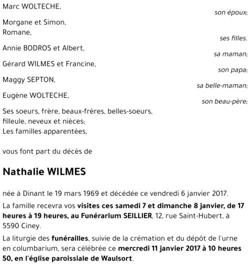Nathalie WILMES