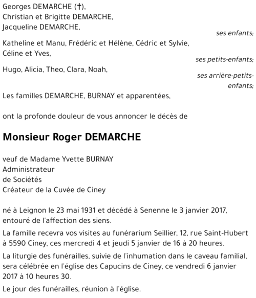 Roger DEMARCHE
