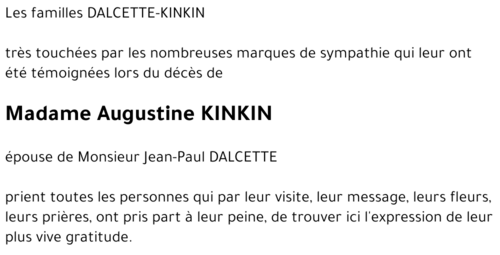 Augustine KINKIN