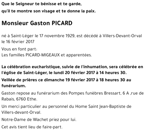 Gaston PICARD 