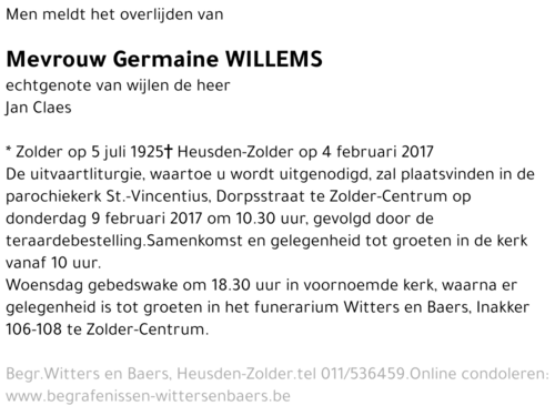 Germaine Willems