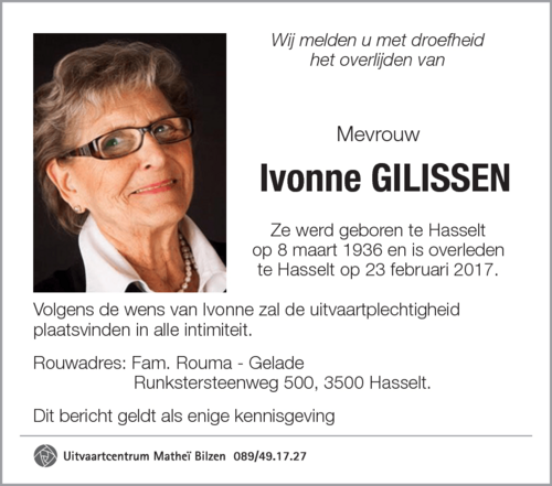 Ivonne GILISSEN