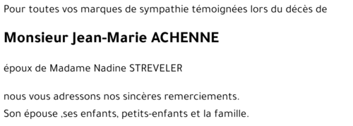 Jean-Marie ACHENNE