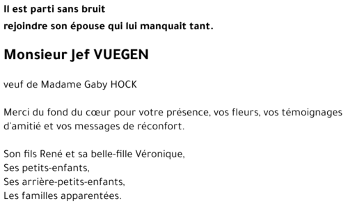 Jef VUEGEN
