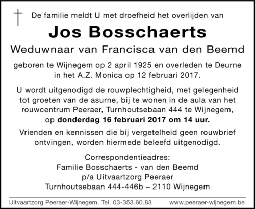 Josephus Bosschaerts