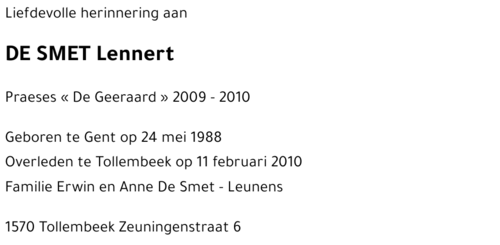 Lennert De Smet