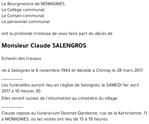 Claude SALENGROS